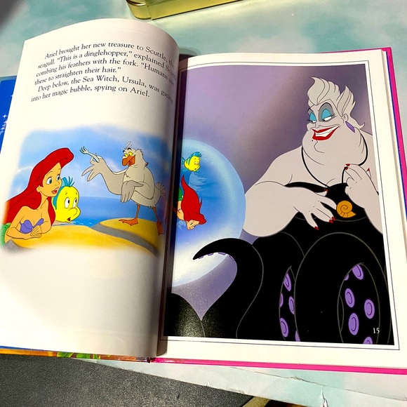 DISNEY’S THE LITTLE MERMAID VTG 2002 A READ ALOUD BOOK HARDCOVER 65 Pages - Picture 10 of 16